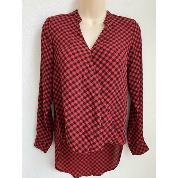 The Limited Petite Buffalo Check Plaid Top XXSP - Picture 1 of 5